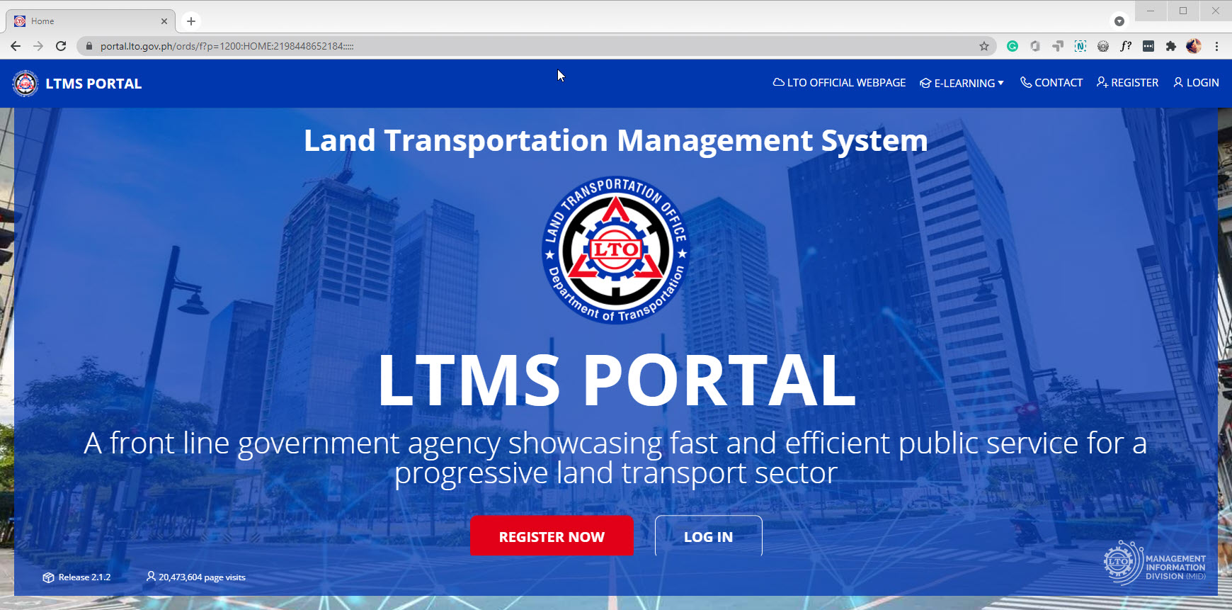 Land Transportation Office Upgrades to Land Transportation Management System